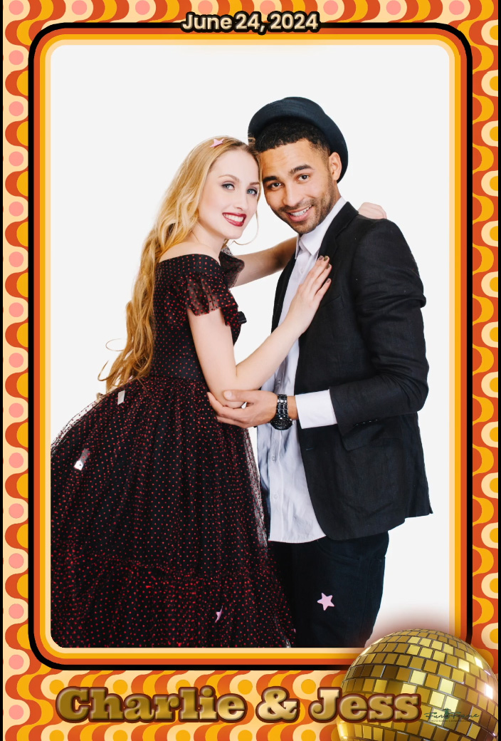 throwback retro photo booth